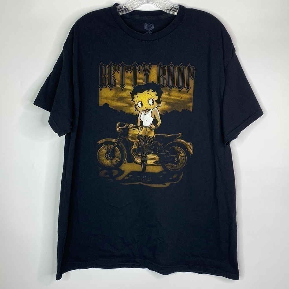 Brisco Betty Boop Black Tshirt Size XL